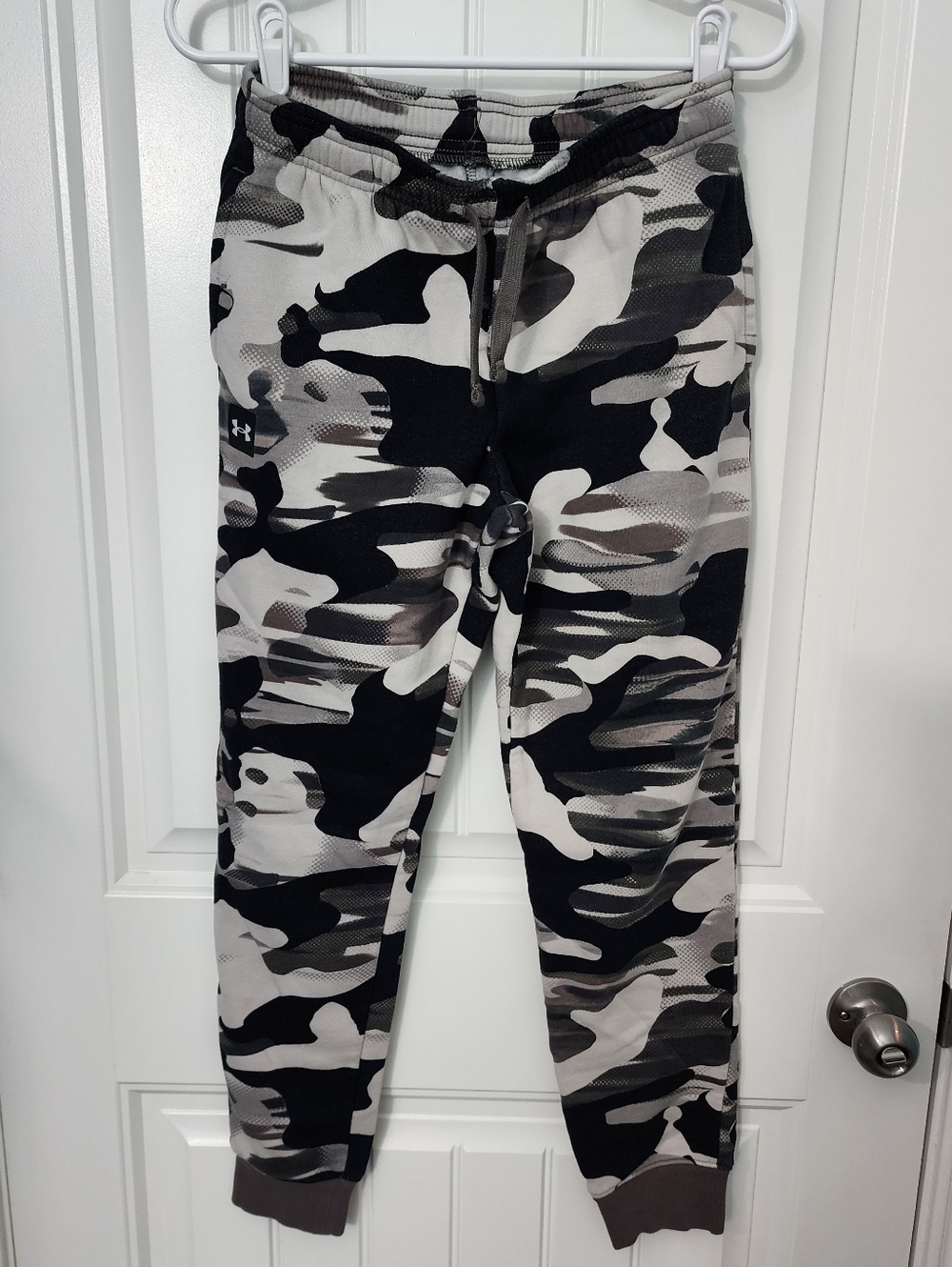 Under Armour Boys Rival Fleece Camo Joggers Pants Sweatpants, Size Youth Large